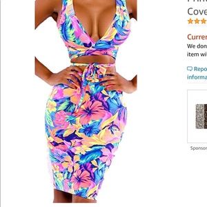 2 piece bathing suit can be worn how ever you like